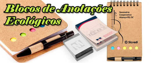 Blocos de Anotações Ecológicos